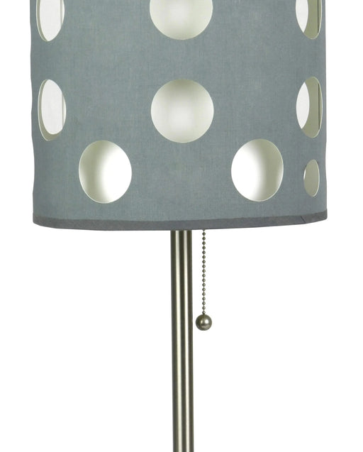 30'H GREY/WHITE RETRO TABLE LAMP Default -DTYStore