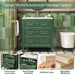 30'' Bathroom Vanity with Ceramic Sink Combo, Free Standing Single Vanity Set with 3 Drawers, Solid Wood Frame Bathroom Storage Cabinet, Green Default -DTYStore