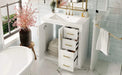 30'' Bathroom Vanity with Ceramic Sink Combo, Solid Wood Frame Bathroom Storage Cabinet, Freestanding Vanity Set with 3 Drawers& Soft Closing Doors Default -DTYStore