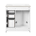 30'' Bathroom Vanity with Ceramic Sink Combo, Solid Wood Frame Bathroom Storage Cabinet, Freestanding Vanity Set with 3 Drawers& Soft Closing Doors Default -DTYStore