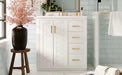 30'' Bathroom Vanity with Ceramic Sink Combo, Solid Wood Frame Bathroom Storage Cabinet, Freestanding Vanity Set with 3 Drawers& Soft Closing Doors Default -DTYStore