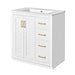 30'' Bathroom Vanity with Ceramic Sink Combo, Solid Wood Frame Bathroom Storage Cabinet, Freestanding Vanity Set with 3 Drawers& Soft Closing Doors Default -DTYStore