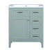 30' Bathroom Vanity with Sink Combo, Green Bathroom Cabinet with Drawers, Solid Frame and MDF Board (Old Sku:N725S999222F) Default -DTYStore