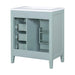 30' Bathroom Vanity with Sink Combo, Green Bathroom Cabinet with Drawers, Solid Frame and MDF Board Default -DTYStore