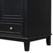 30' Bathroom Vanity with Sink Combo, Multi-functional Bathroom Cabinet with Doors and Drawer, Solid Frame and MDF Board, Black Default -DTYStore