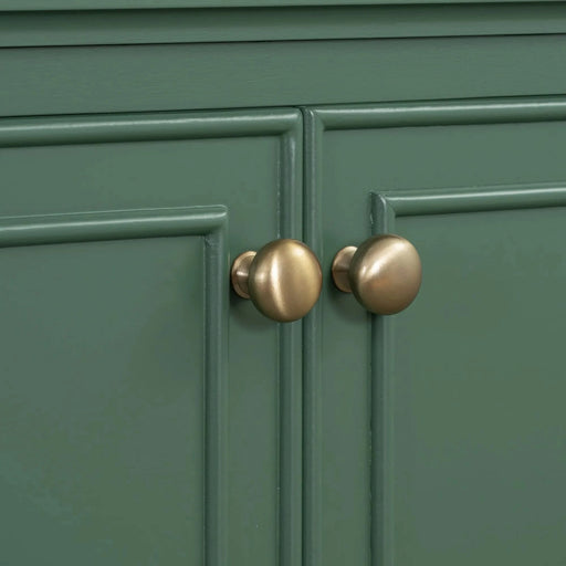 30' Bathroom Vanity with Sink Combo, Multi-functional Bathroom Cabinet with Doors and Drawer, Solid Frame and MDF Board, Dark Green Default -DTYStore