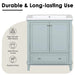30' Bathroom Vanity with Sink Combo, Multi-functional Bathroom Cabinet with Doors and Drawer, Solid Frame and MDF Board, Green (Old Sku:SY999606AAC) Default -DTYStore