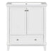 30' Bathroom Vanity with Sink Combo, Multi-functional Bathroom Cabinet with Doors and Drawer, Solid Frame and MDF Board, White Default -DTYStore