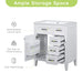 30' Bathroom Vanity with Sink Combo, White Bathroom Cabinet with Drawers, Solid Frame and MDF Board (Old Sku:N725S999222K) Default -DTYStore