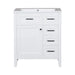 30' Bathroom Vanity with Sink Combo, White Bathroom Cabinet with Drawers, Solid Frame and MDF Board (Old Sku:N725S999222K) Default -DTYStore