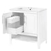 30' Bathroom Vanity with Sink, Multi-functional Bathroom Cabinet with Doors and Drawers, Solid Frame and MDF Board, White Default -DTYStore