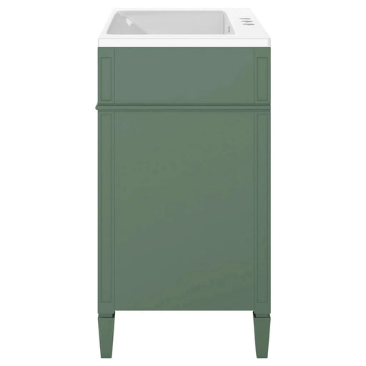 30'' Bathroom Vanity with Top Sink, Modern Bathroom Storage Cabinet with 2 Drawers and a Tip-out Drawer, Single Sink Bathroom Vanity (Same as SW000122AAF-1) Default -DTYStore