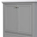 30' Bathroom Vanity without Sink, Base Only, Multi-functional Bathroom Cabinet with Doors and Drawer, Solid Frame and MDF Board, Grey Default -DTYStore