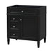 30'' Bathroom Vanity without Top Sink, Modern Bathroom Storage Cabinet with 2 Drawers and a Tip-out Drawer (NOT INCLUDE BASIN) Default -DTYStore
