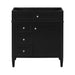 30'' Bathroom Vanity without Top Sink, Modern Bathroom Storage Cabinet with 2 Drawers and a Tip-out Drawer (NOT INCLUDE BASIN) Default -DTYStore