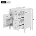 30'' Bathroom Vanity without Top Sink, Modern Bathroom Storage Cabinet with 2 Drawers and a Tip-out Drawer (NOT INCLUDE BASIN) Default -DTYStore