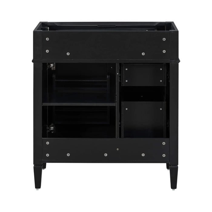 30'' Bathroom Vanity without Top Sink, Modern Bathroom Storage Cabinet with 2 Drawers and a Tip-out Drawer (NOT INCLUDE BASIN) Default -DTYStore