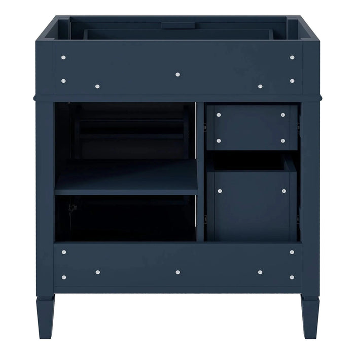 30'' Bathroom Vanity without Top Sink, Modern Bathroom Storage Cabinet with 2 Drawers and a Tip-out Drawer (NOT INCLUDE BASIN) Default -DTYStore