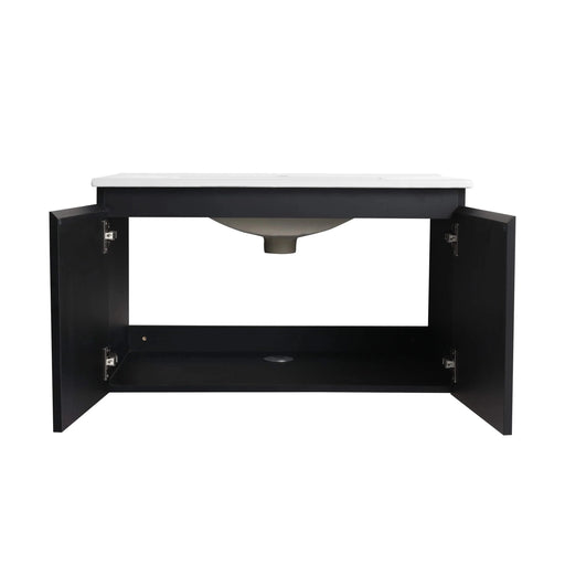 30'' Floating Wall-Mounted Bathroom Vanity With Ceramics Sink & Soft-Close Cabinet Door, KD-Package Default -DTYStore