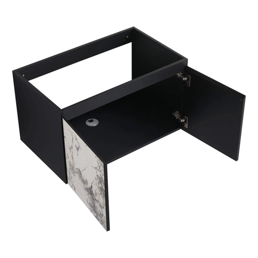 30'' Floating Wall-Mounted Bathroom Vanity With Ceramics Sink & Soft-Close Cabinet Door, KD-Package Default -DTYStore