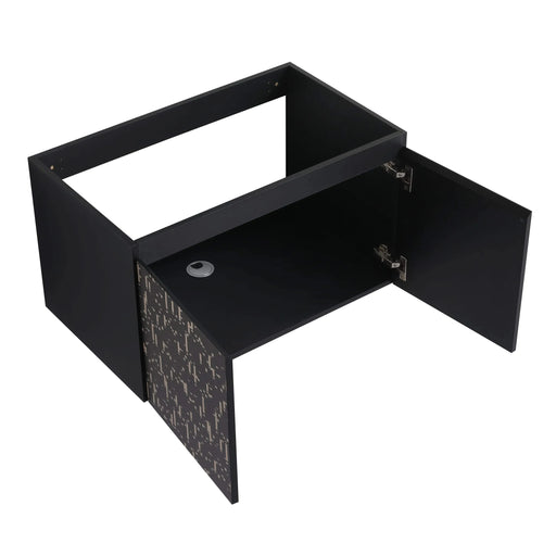 30'' Floating Wall-Mounted Bathroom Vanity With Ceramics Sink & Soft-Close Cabinet Door, KD-Package Default -DTYStore