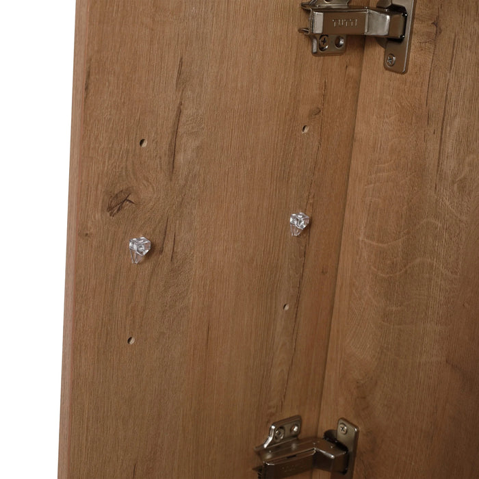 30'' Freestanding Bathroom Vanity with White Ceramic Sink & Soft-Close Door, KD-Packing Default -DTYStore