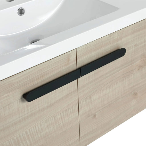 30 Inch Bathroom Cabinet With Sink,Soft Close Doors,Float Mounting Design, For Small Bathroom Default -DTYStore