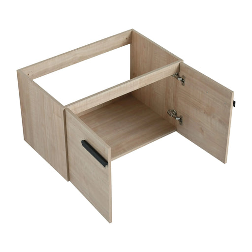 30 Inch Bathroom Cabinet With Sink,Soft Close Doors,Float Mounting Design, For Small Bathroom Default -DTYStore