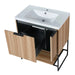 30 Inch Freestanding Bathroom Vanity With Resin Basin,30x18,(W99981923) Default -DTYStore