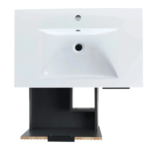 30 Inch Freestanding Bathroom Vanity With Resin Basin,30x18,(W99981923) Default -DTYStore