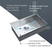 30 Inch Undermount Sink - 30' x 18' x 9' Undermount Stainless Steel Kitchen Sink 16 Gauge 9 Inch Deep Single Bowl Kitchen Sink Basin, Includes Drain Assembly (No Additional Accessories) - DTY Store