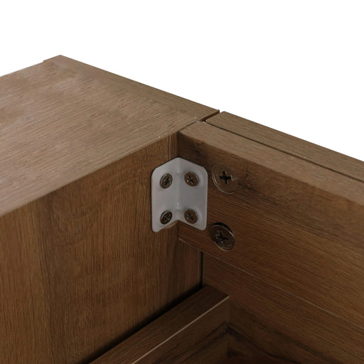 30 Inch Wall Mounting Bathroomg Vanity With Sink, Soft Close Drawer and Side Shelf-G-BVB01430IMO-GRB3020MOWH Default -DTYStore