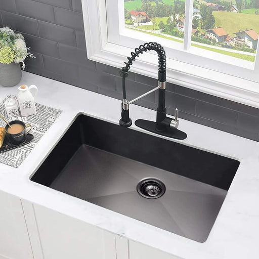 30' L X 18' W Undermount Kitchen Sink With Sink Grid Default -DTYStore