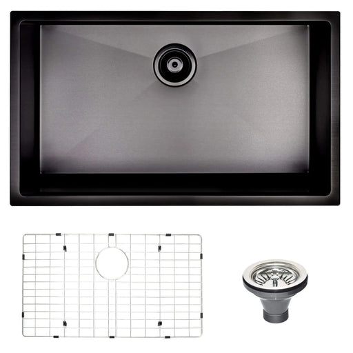 30' L X 18' W Undermount Kitchen Sink With Sink Grid Default -DTYStore