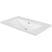 30' Single Bathroom Vanity Top with White Basin, 3-Faucet Holes, Ceramic, White Default -DTYStore