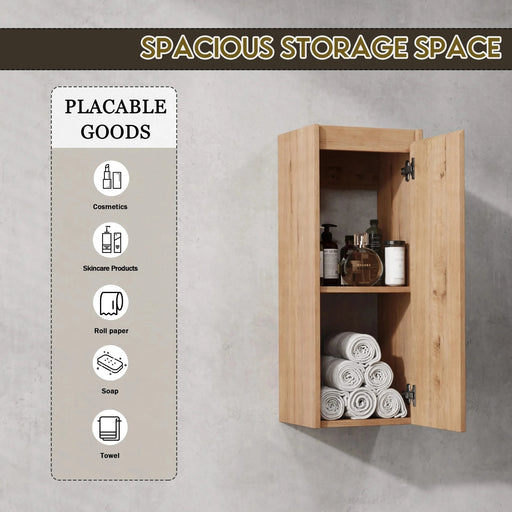 30' Wall-Mounted Bathroom Vanity With Sink and Side Cabinet, Soft Close Doors,00112IMO-00630IMO Combination Cabinet(KD-Packing) Default -DTYStore