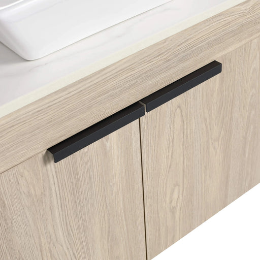 30 ' Modern Design Float Bathroom Vanity With Ceramic Basin Set, Wall Mounted White Vanity With Soft Close Door,KD-Packing,KD-Packing,2 Pieces Parcel(TOP-BAB101MOWH) Default -DTYStore