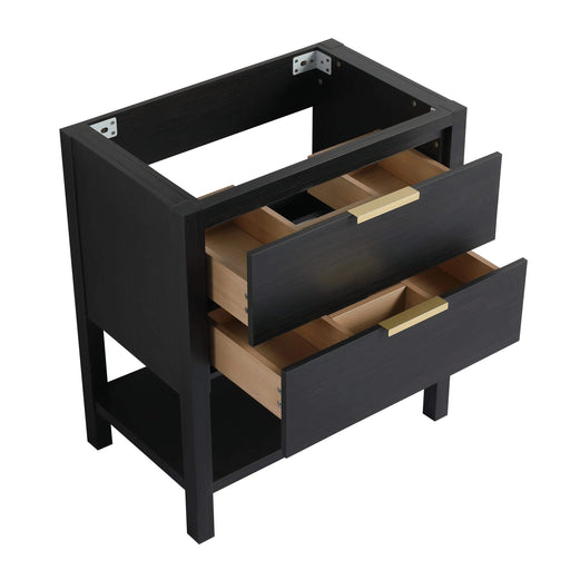 30 inch Bathroom Vanity With Sink and 2 Soft Close Drawers, Golden Handle-BVB01030BCTG-BL9075B Default -DTYStore