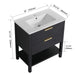 30 inch Bathroom Vanity With Sink and 2 Soft Close Drawers, Golden Handle-BVB01030BCTG-BL9075B Default -DTYStore