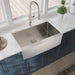 30'x21'x10'Farmhouse Apron Single Bowl Stainless Steel Kitchen Sink Default -DTYStore