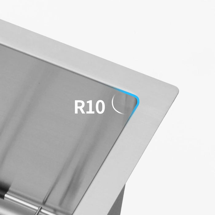 30'x21'x10'Farmhouse Apron Single Bowl Stainless Steel Kitchen Sink Default -DTYStore