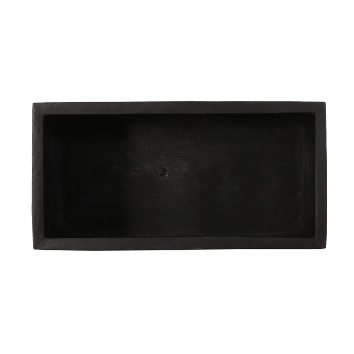 31.25' L Modern Outdoor MGO Planter in Black Finished Default -DTYStore