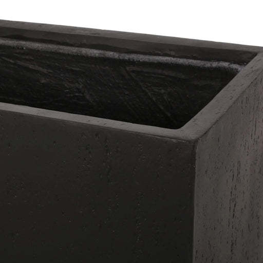 31.25' L Modern Outdoor MGO Planter in Black Finished Default -DTYStore