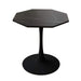 31.50'Modern Octagonal Coffee Table with Printed Black Marble Table Top,Metal Base, for Dining Room, Kitchen, Living Room Default -DTYStore