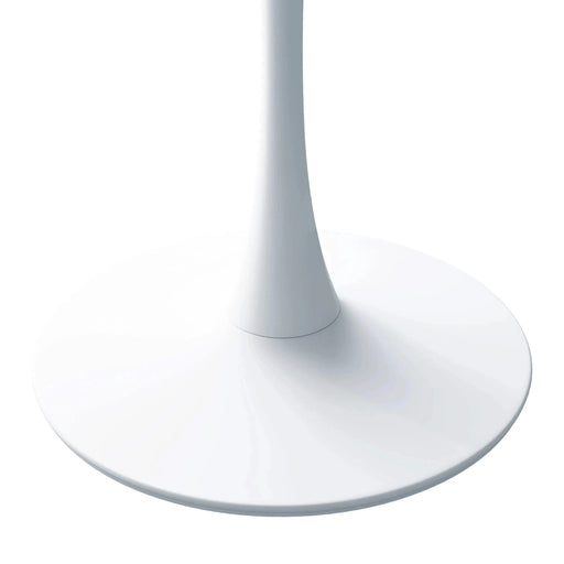 31.50'Modern Octagonal Coffee Table with Printed White Marble Table Top,Metal Base, for Dining Room, Kitchen, Living Room Default -DTYStore