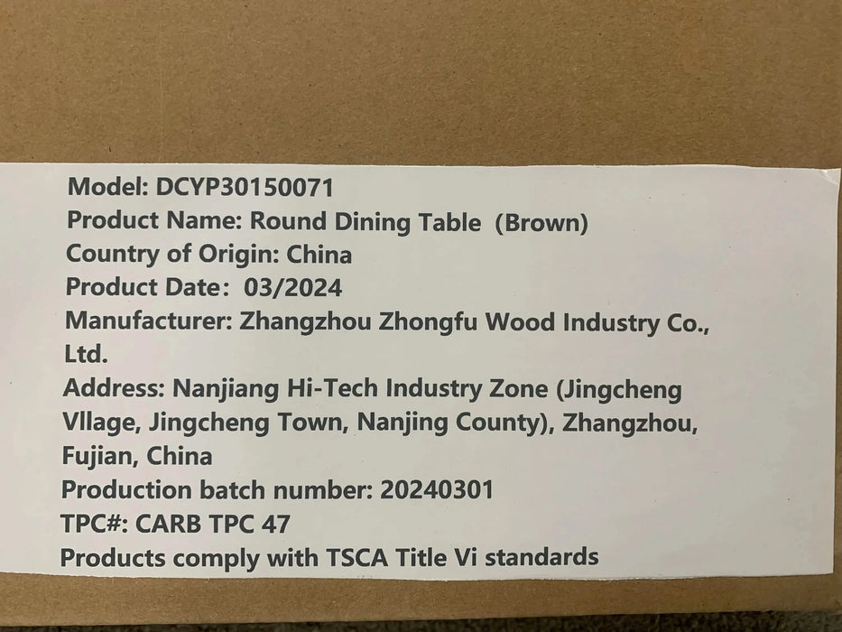 31.5 Inch Round Dining Table, Small Circle Kitchen Table with Metal Black Legs for 2-4 people,Modern Dining Room Table, Brown (only table) Default -DTYStore