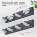LED Modern Black 4-Light Vanity Lights Fixtures Over Mirror Bath Wall Lighting - DTYStore