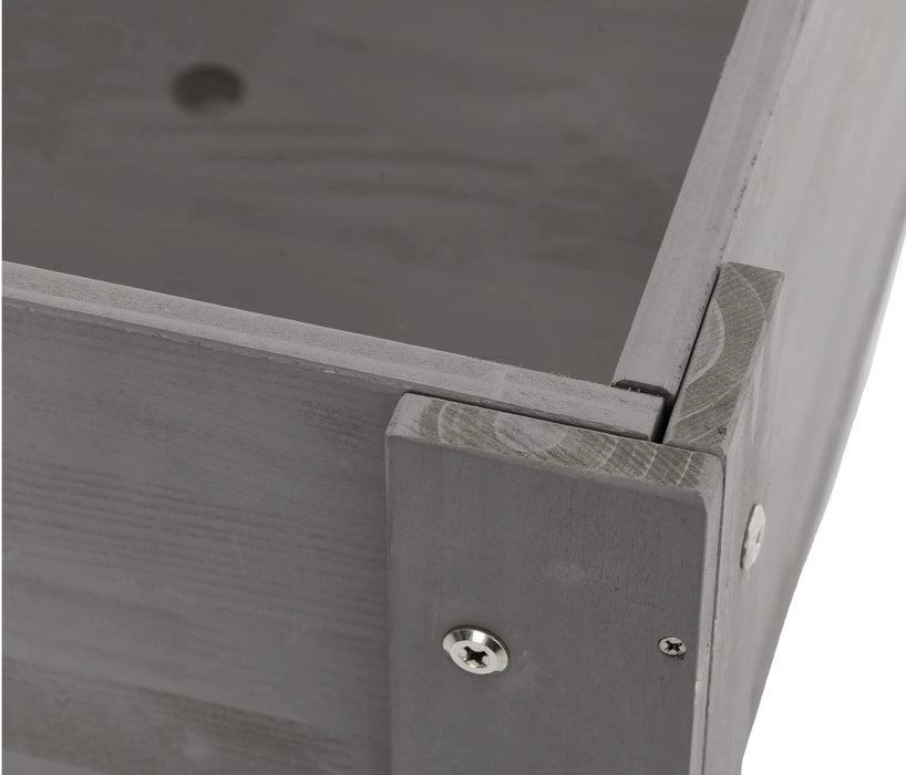 31x31x16 inch Raised Garden Bed with Legs, Elevated Wooden Planter Box for Outdoor Plants Flowers Fruits Vegetable Herb Growingg Default -DTYStore