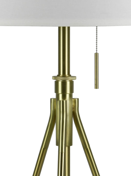 32-37'H Adjustable Tripod Table Lamp - Brushed Gold Default -DTYStore
