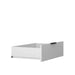 Tall Bedroom Armoire Wardrobe Closet Clothing Storage Cabinet with Hanging Rod Barn Door Drawers Open Shelves,White - DTYStore